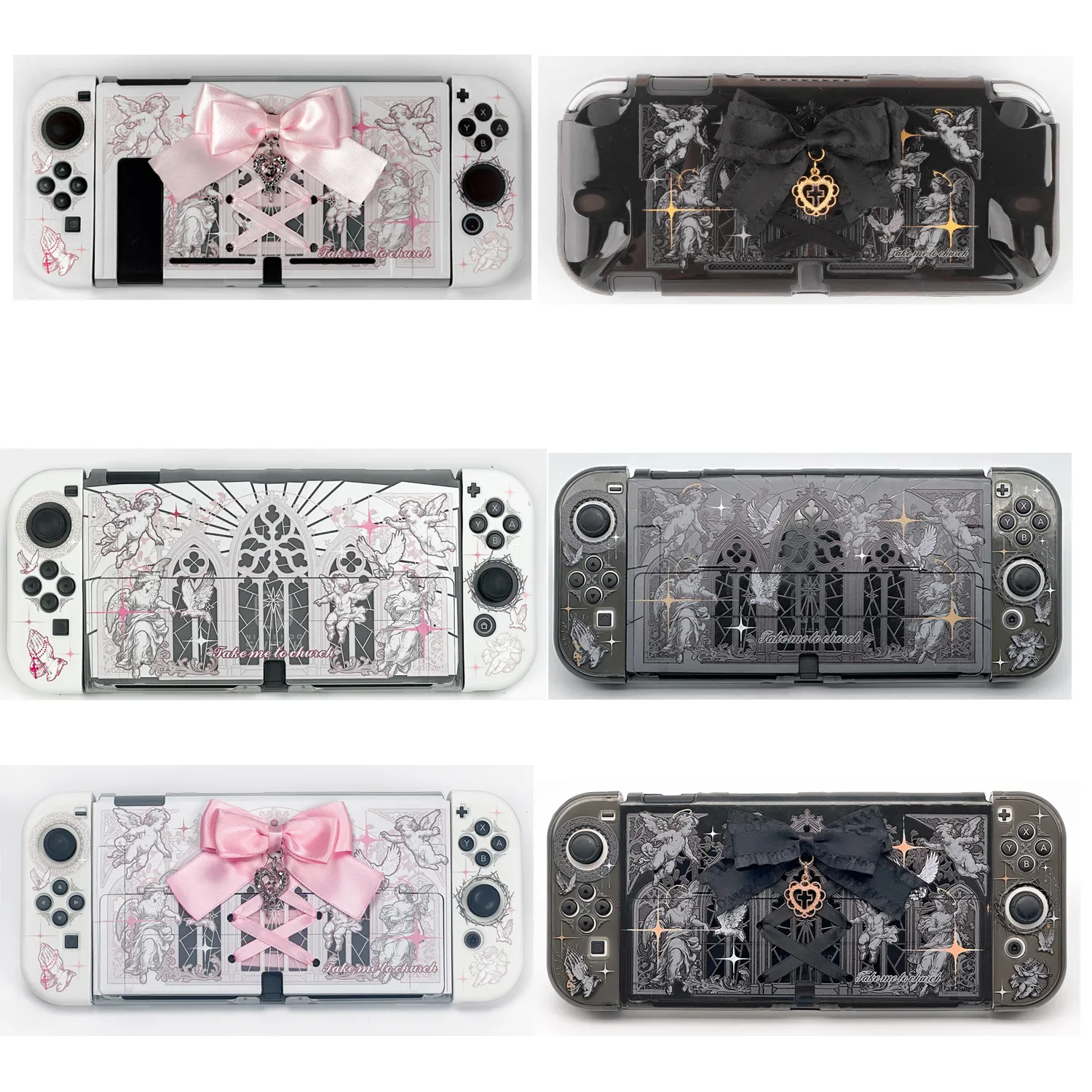 Protective Case for Nintendo Switch / OLED / Lite / Switch 2 / Stam Deck- Hard Shell with Gothic Cathedral Architectural Details view 6