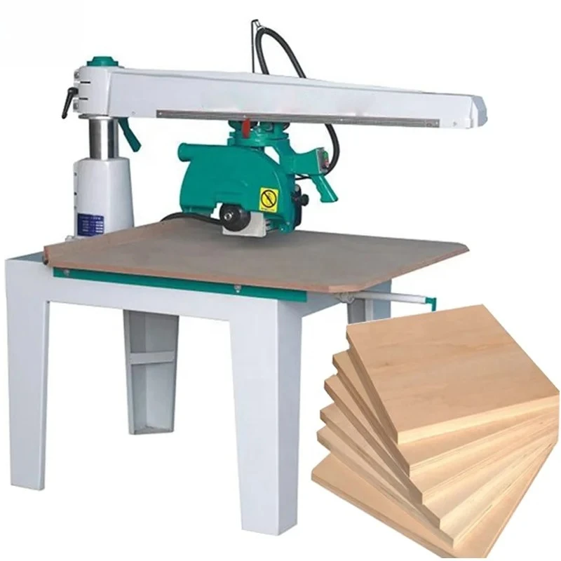 

Band saw machine, woodworking industry, wood radial arm saw, saw in one machine