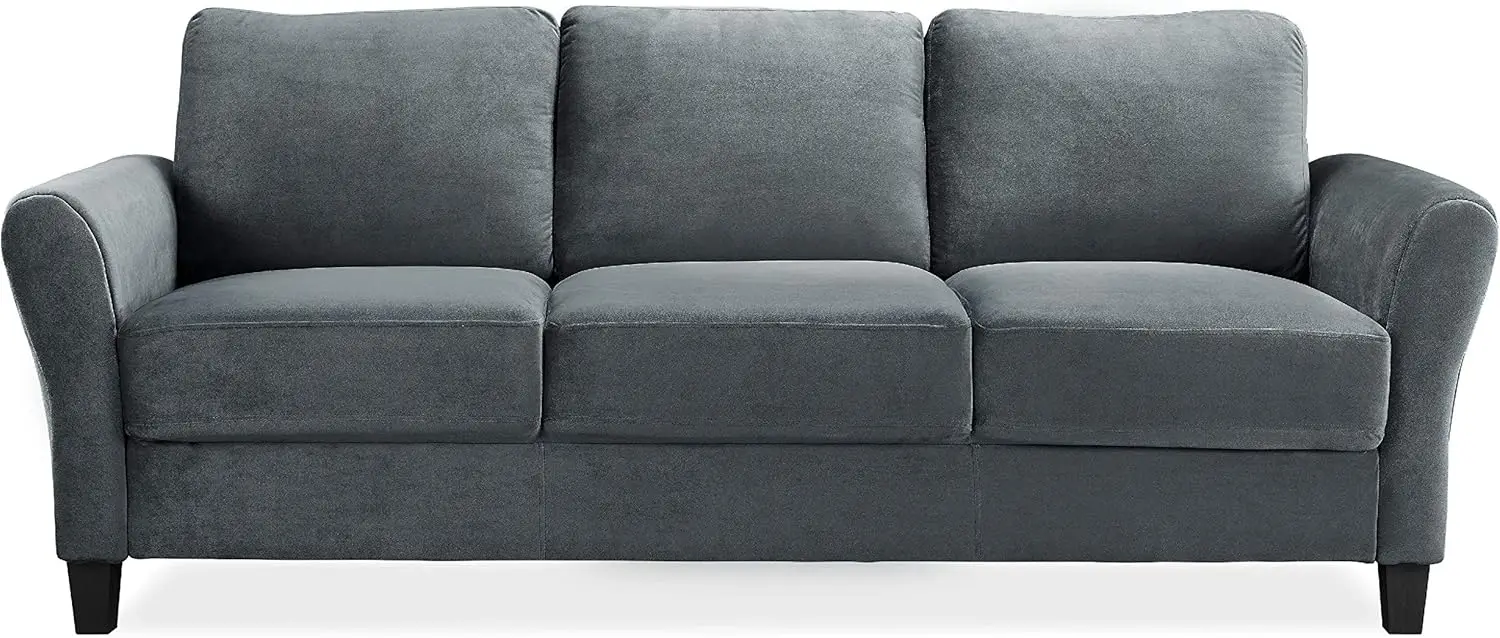 Sofa Watford, abu-abu gelap, 31.5 inci D x 78.75 inci L x 33.86 inci H