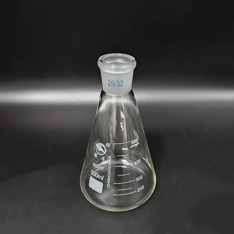 100-10000mL Glass Erlenmeyer Flask Conical Bottle, 29/32 Joint, Lab Chemistry Glassware Supplies, Borosilicate glass