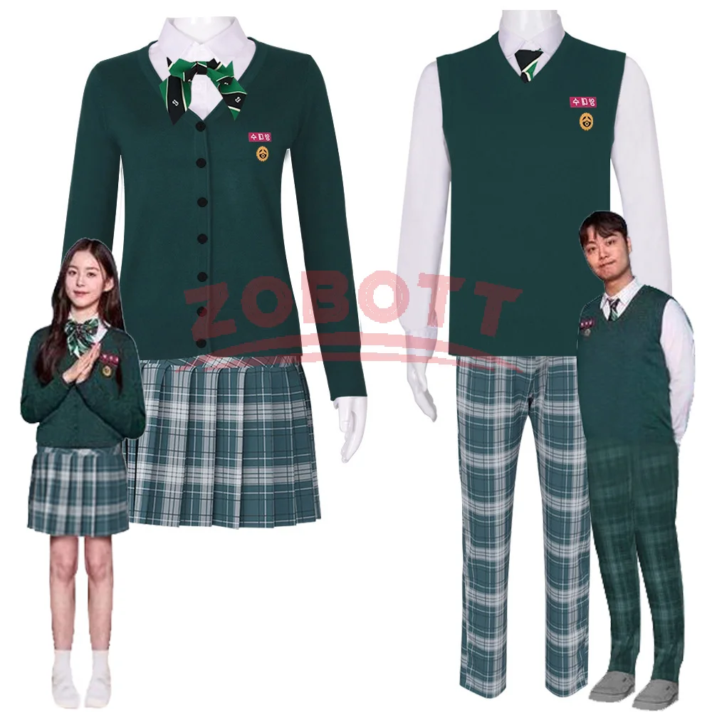 TV All of Us Are Dead Cosplay Kostüm JK Schuluniform Jetzt unsere Schule Cosplay Pullover Rollenspiel Halloween Erwachsenenanzug