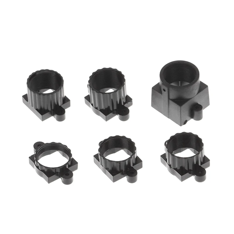 5pcs M12 Lens Base 18mm Mounting Hole Spacing 6mm 8.5/10/12/13mm High Plastic Lens Holder PCB Board Module Lens Mount Connector