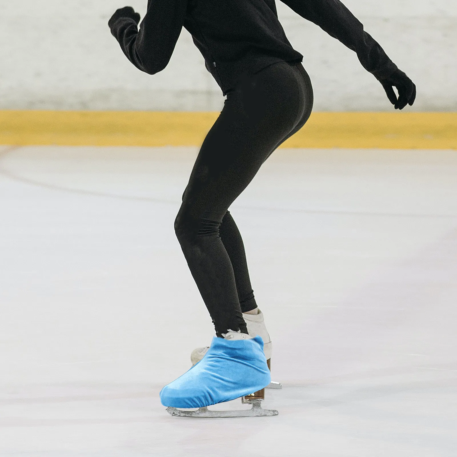 1Pair Skate Boot Covers Wear-Resistant Portable Lightweight Boot Protective Covers for Ice Figure Skating Shoes Traveling Use