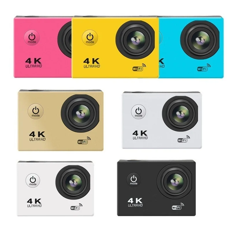 2-Inch 4k Sports Camera Wifi Motorcycle Dashcam, Diving Sports Camera, Dv High-Definition Waterproof Outdoor Waterproof Camera