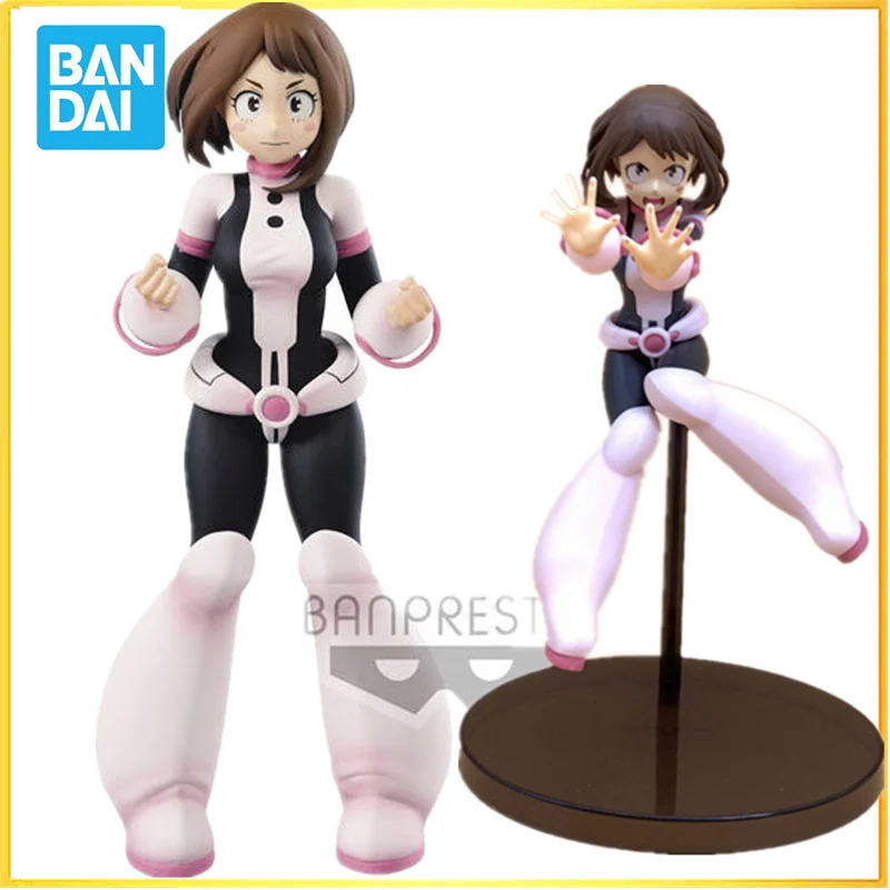 Bandai BANPRESTO My Hero Academia OCHACO URARAKA PVC Action Figures 180mm Boku no Hero Academia Figurine Model Toys Gift