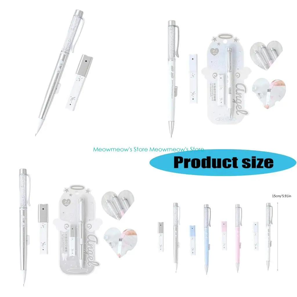 

W91A Professional 0.5mm Mechanical Pencil Ergonomic Automatic Pencil with Box of Refills for Sketching Engineering Drafting