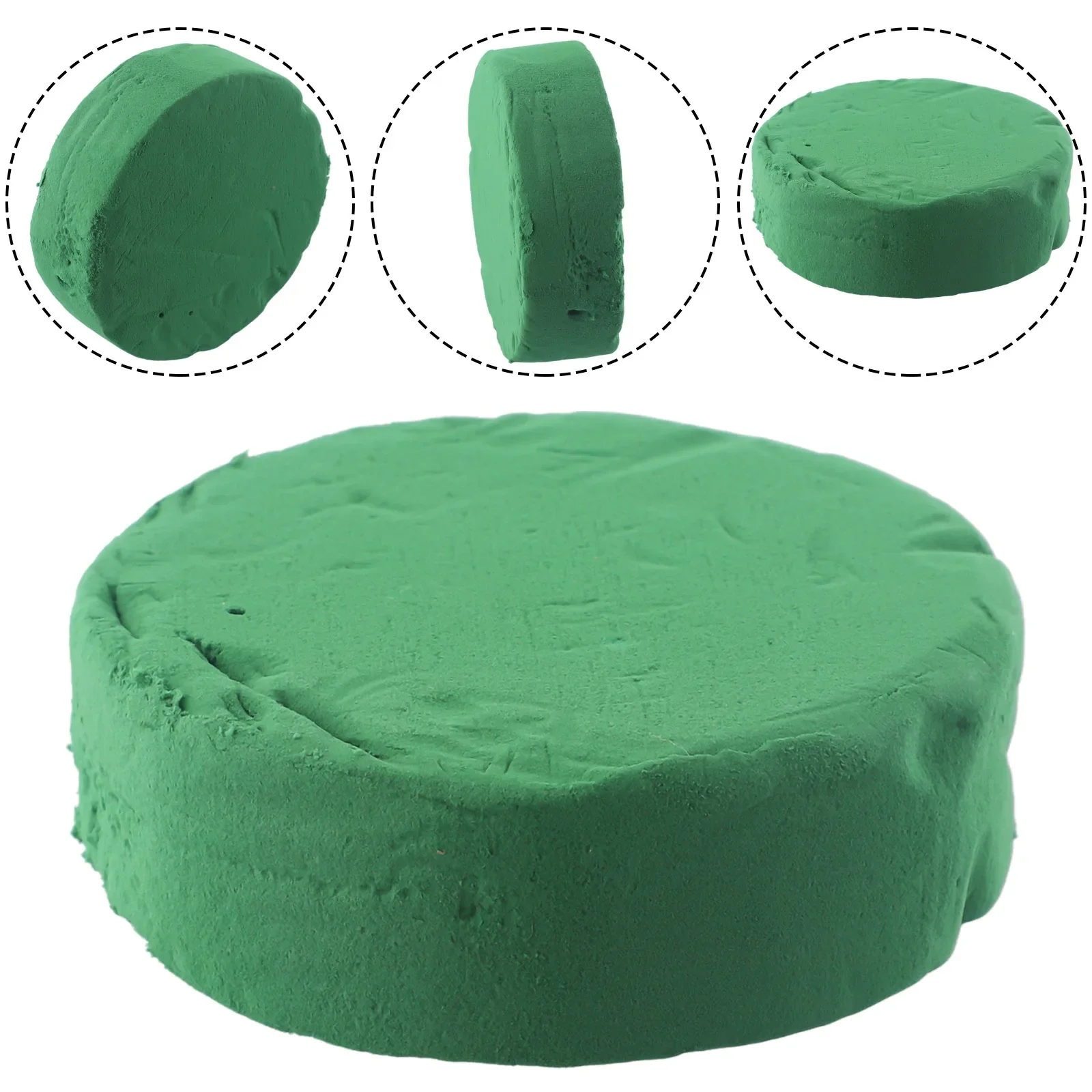 1*Foam Brick Bouquet Floral Decoration Wedding Aisle Green Foam Round Party Brick Block Keep Fresh DIY Craft Flower Arrangement