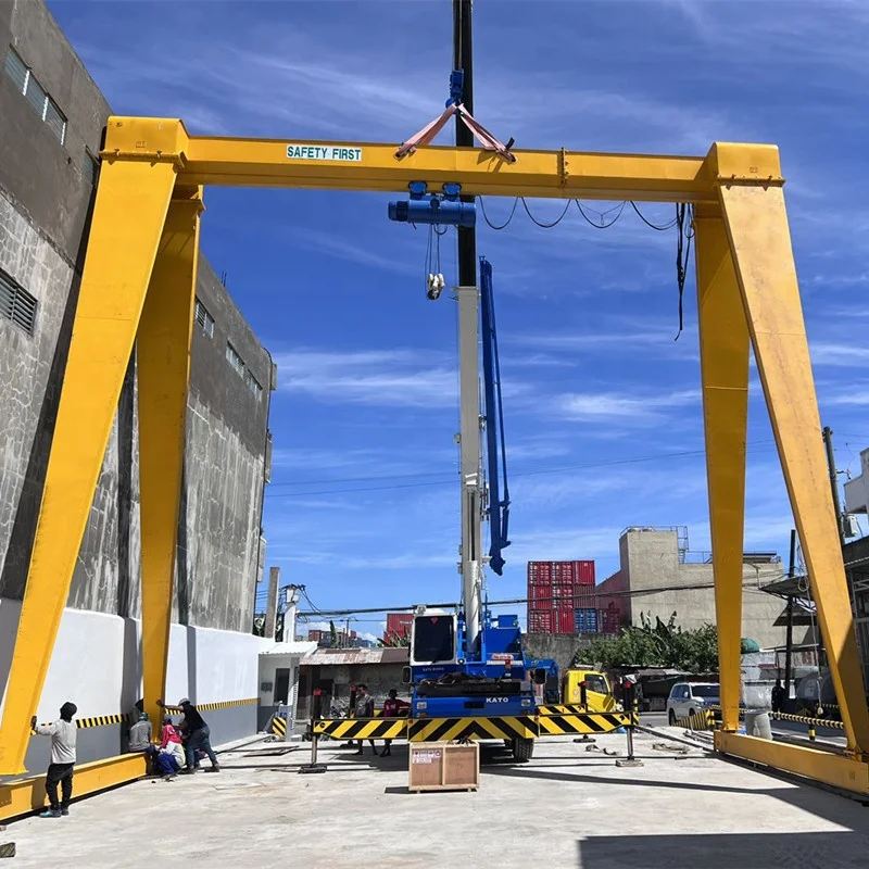 Bestselling Most Popular Easy Operation Warehouse Portable Movable 20 Ton Portable Gantry Crane 5 Ton Crane Gantry