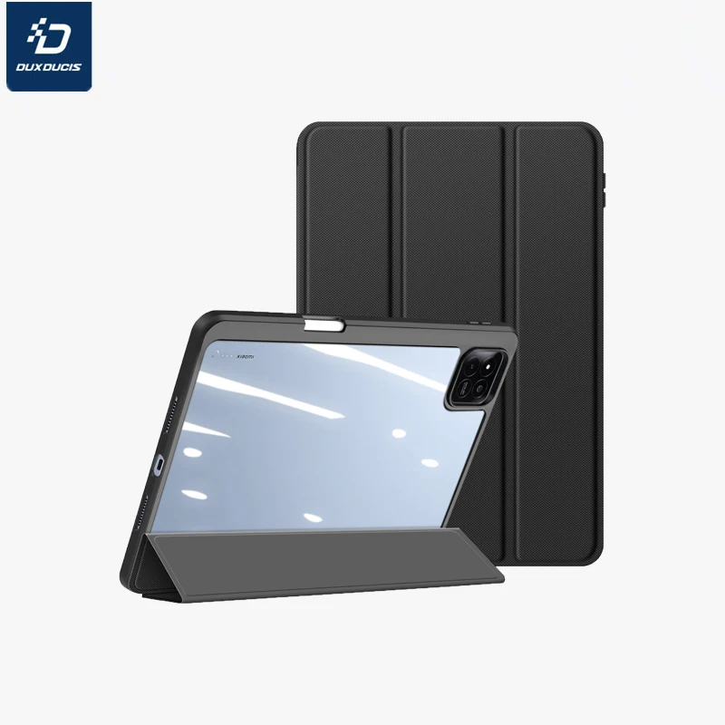 

DUX DUCIS прозрачная задняя крышка из искусственной кожи из ТПУ для Xiaomi Pad 7 Pro 11,2 дюйма, ультратонкий противоударный защитный чехол для планшета с прорезью для ручки