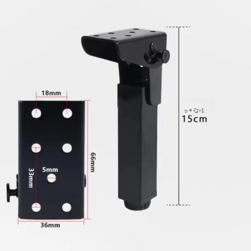 No-Drill Foldable Table Legs,Auto-Lock Metal Support Feet,Space-Saving Removable Bracket for Camping,Cooking Outdoor Activities