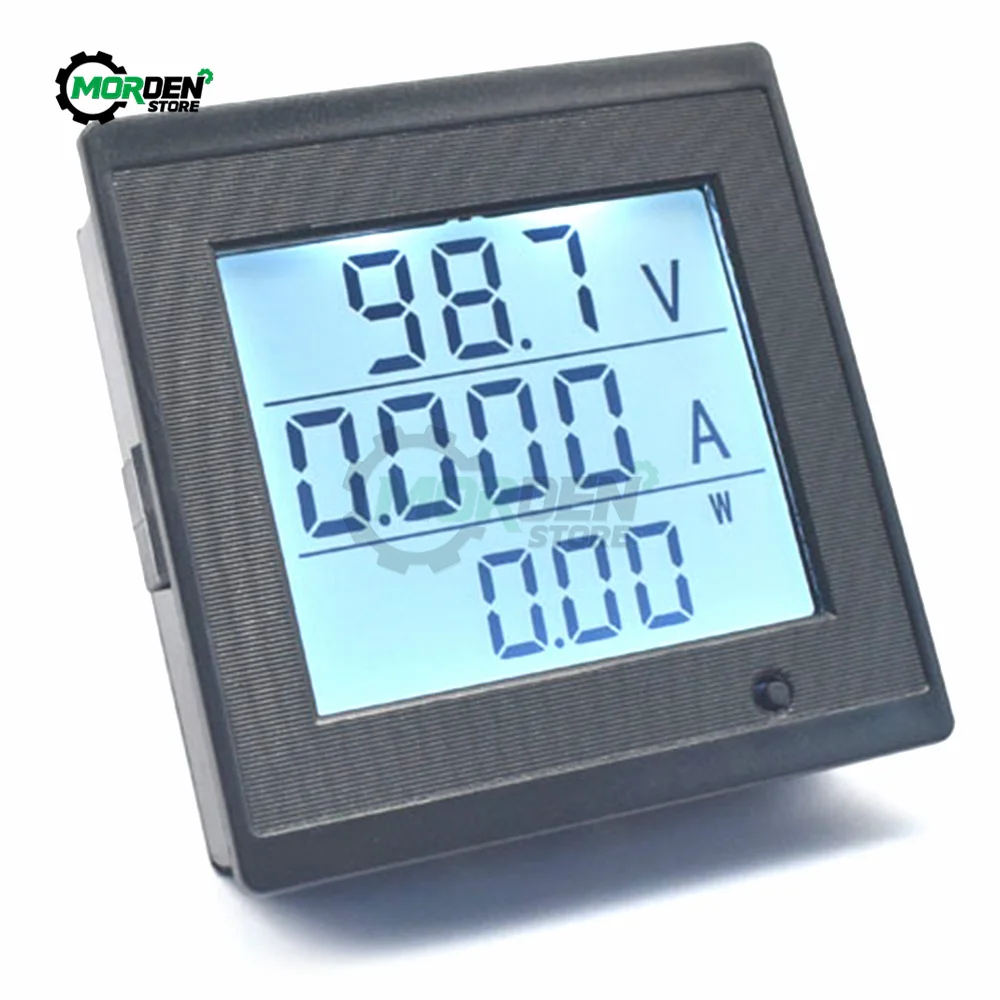 Lcd digital display dc spannung und strom meter 20a strom verbrauch impedanz meter tester für elektriker werkzeug