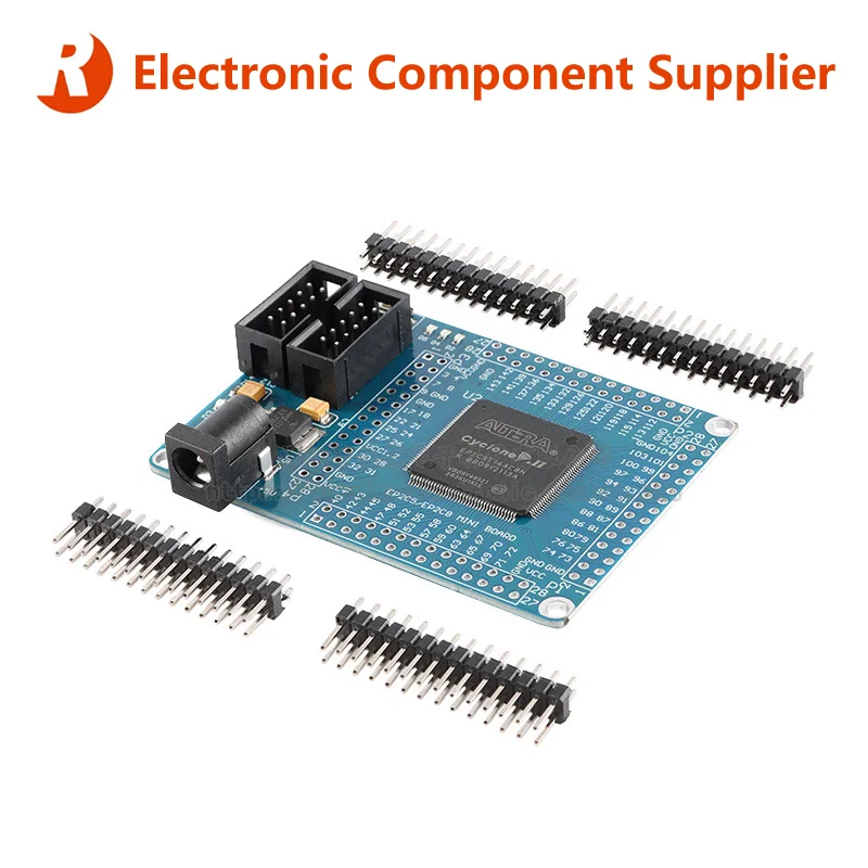 ALTERA FPGA CycloneII EP2C5T144 Development board Learning Board Module Minimum System 5V EPCS4 4M Reset Switch Power Indicator