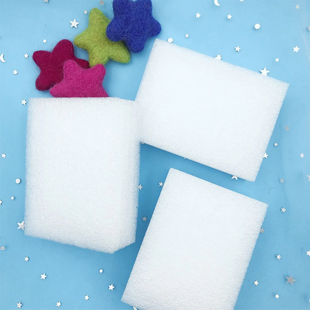 

4pcs Wool Felt Work Mat Lightweight Reusable Durable Safe Wear Resistant Large Compact DIY Needle Punching Crafts Felting