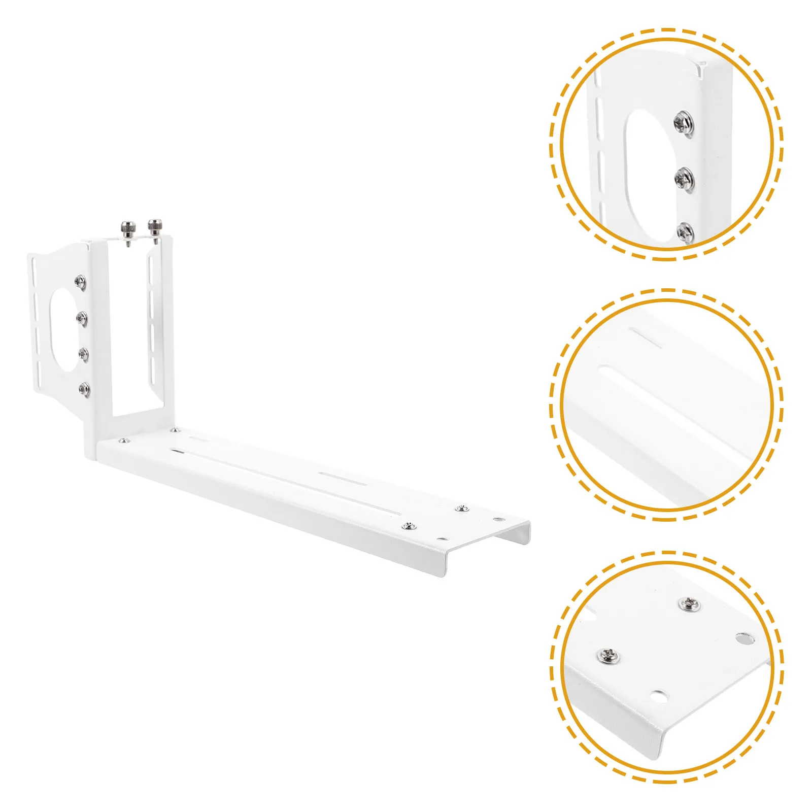 Vertical Graphic Card Holder Bracket Compatible with 3-Fan Gpus 55Cm Cable Length for Full Tower Cases GPU Support Computer