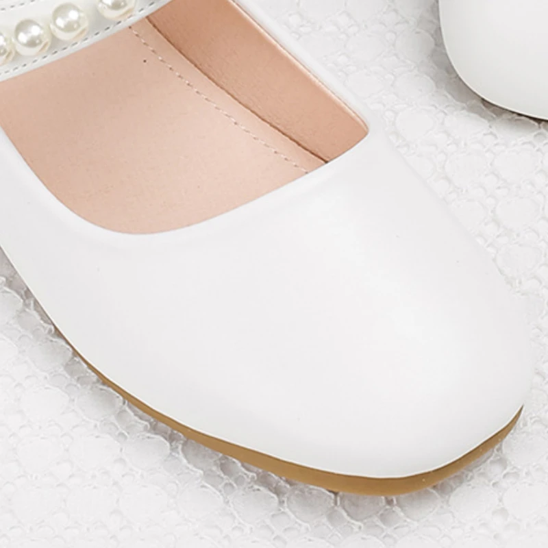 Chaussures en cuir coordonnantes à l'offre elles souples pour filles, chaussures de princesse, polyvalentes, exquises, confortables, simples, élégantes, enfants, mode de printemps