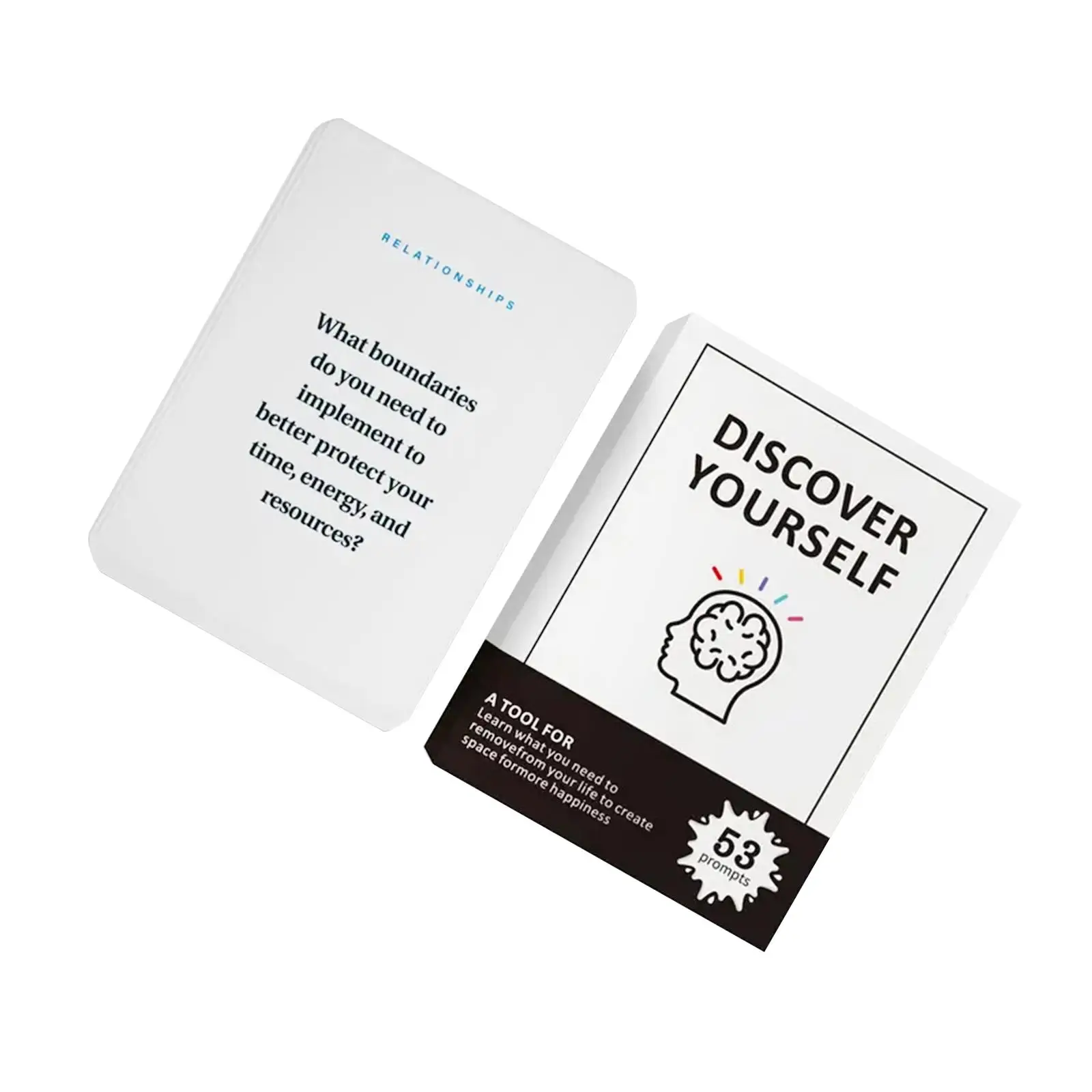

53 Prompt Cards Deck Interactive Board Game for Kids Adults Family Table Game Night