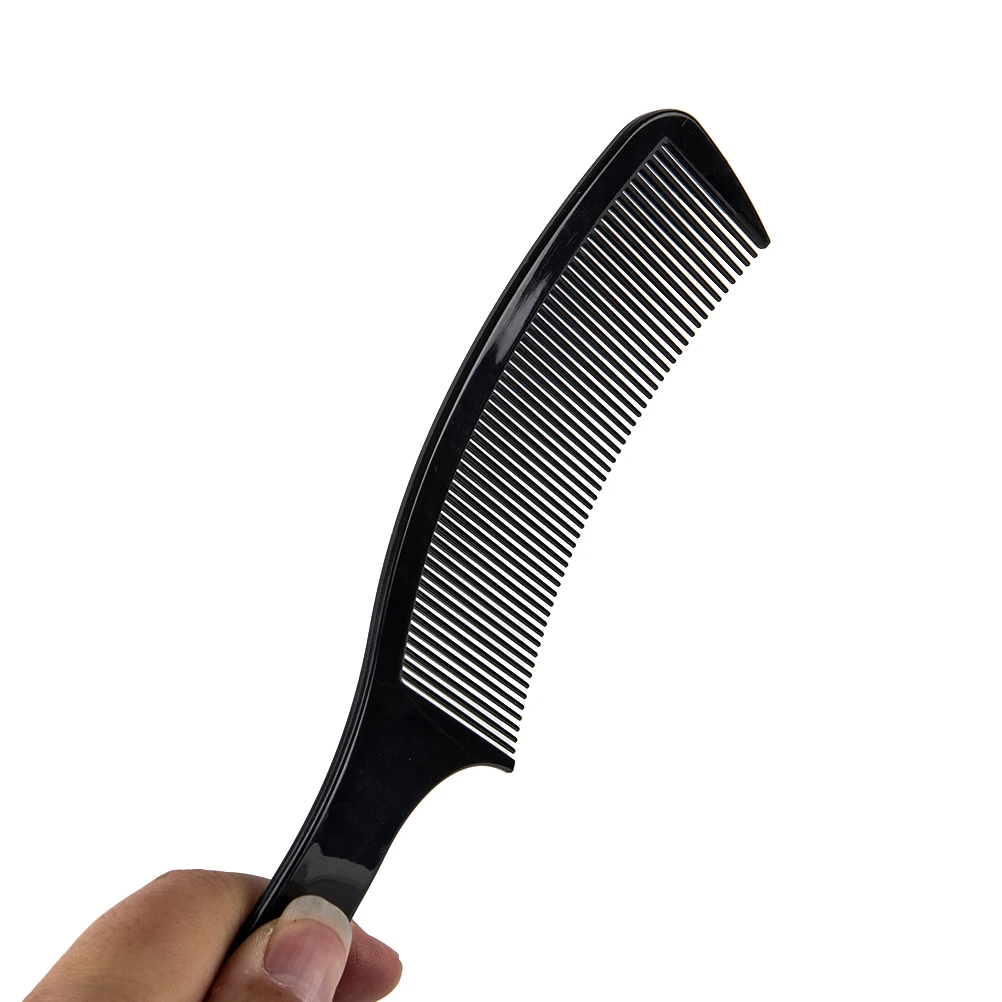 

1 шт. изогнутая машинка для стрижки волос, расческа для парикмахера с плоским верхом, антистатическая салонная бритва, расческа для стрижки волос для профессионального использования