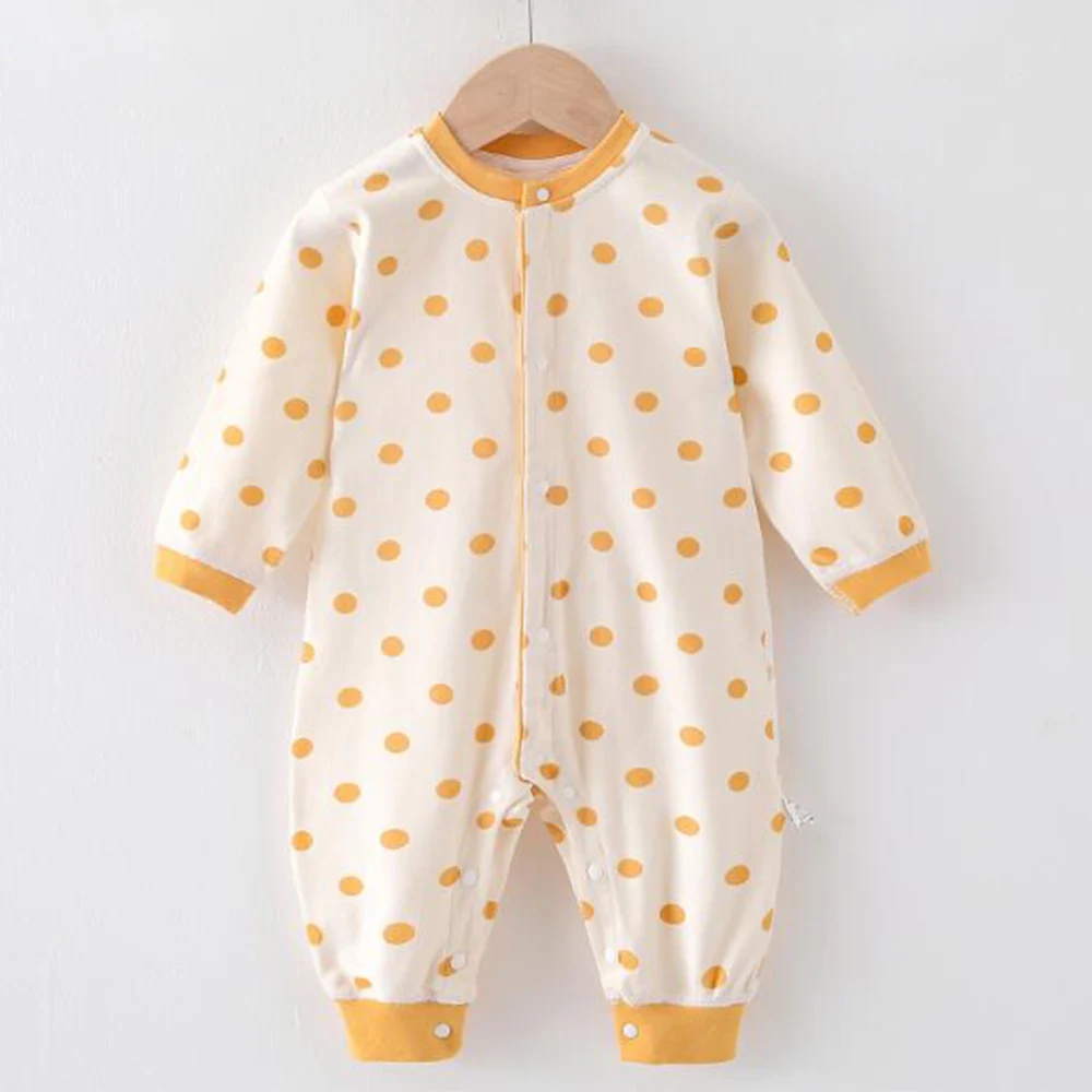 Baby Boy Long Sleeve Jumpsuit 100% Cotton Floral Animal Cut Pattern Spring Autumn Winter Newborn Clothes Baby Girl Romper