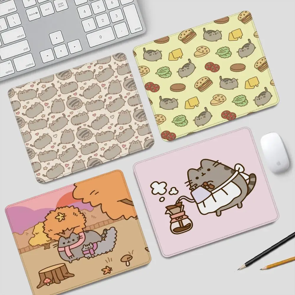 

Pusheen Mouse Pad Offices Accessories Gaming Small Mousepad Desk Mat Office Rug Gamer Mats Anime Gadgets Computer Mause