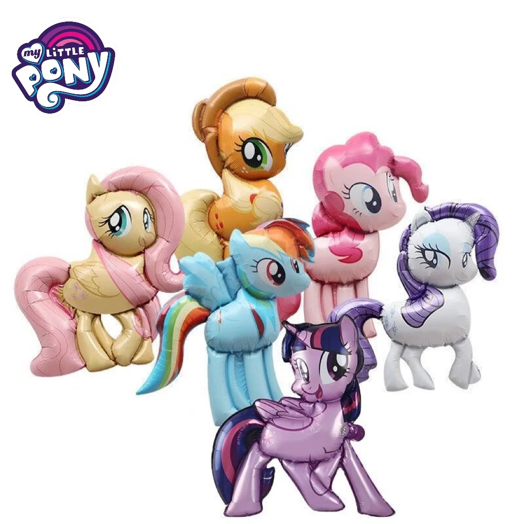My Little Pony 6-teiliges Folienballon-Set Cartoon-Ballons Twilight Sparkle Pinkie Pie Partydekoration Geburtstagsfeier-Zubehör – Detail 2