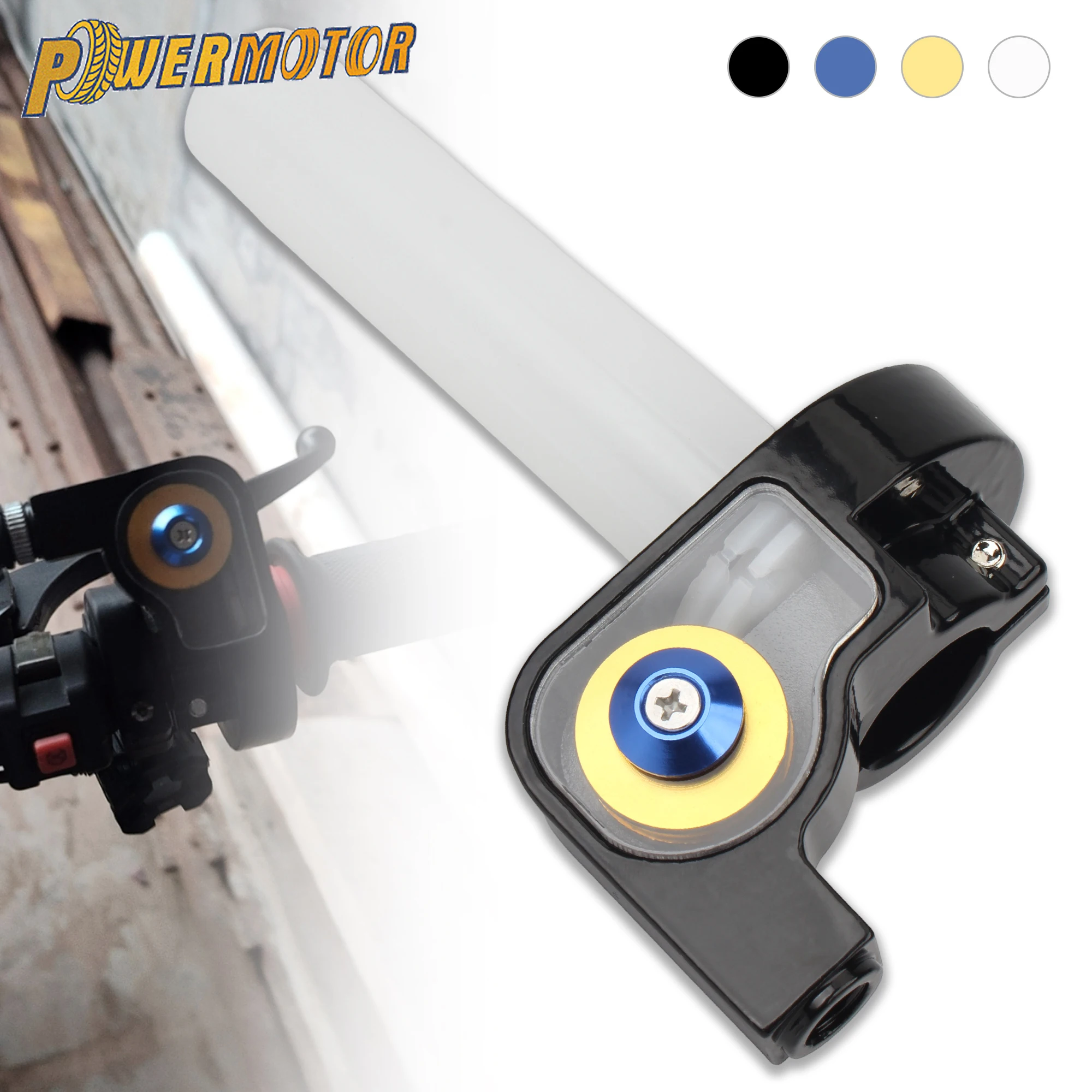 

Universal Motorcycle 22MM 7/8" Quick Turn Throttle Grip Settle Twist Gas Throttle Handle Grip For Honda Yamaha ATV DirtBike Part