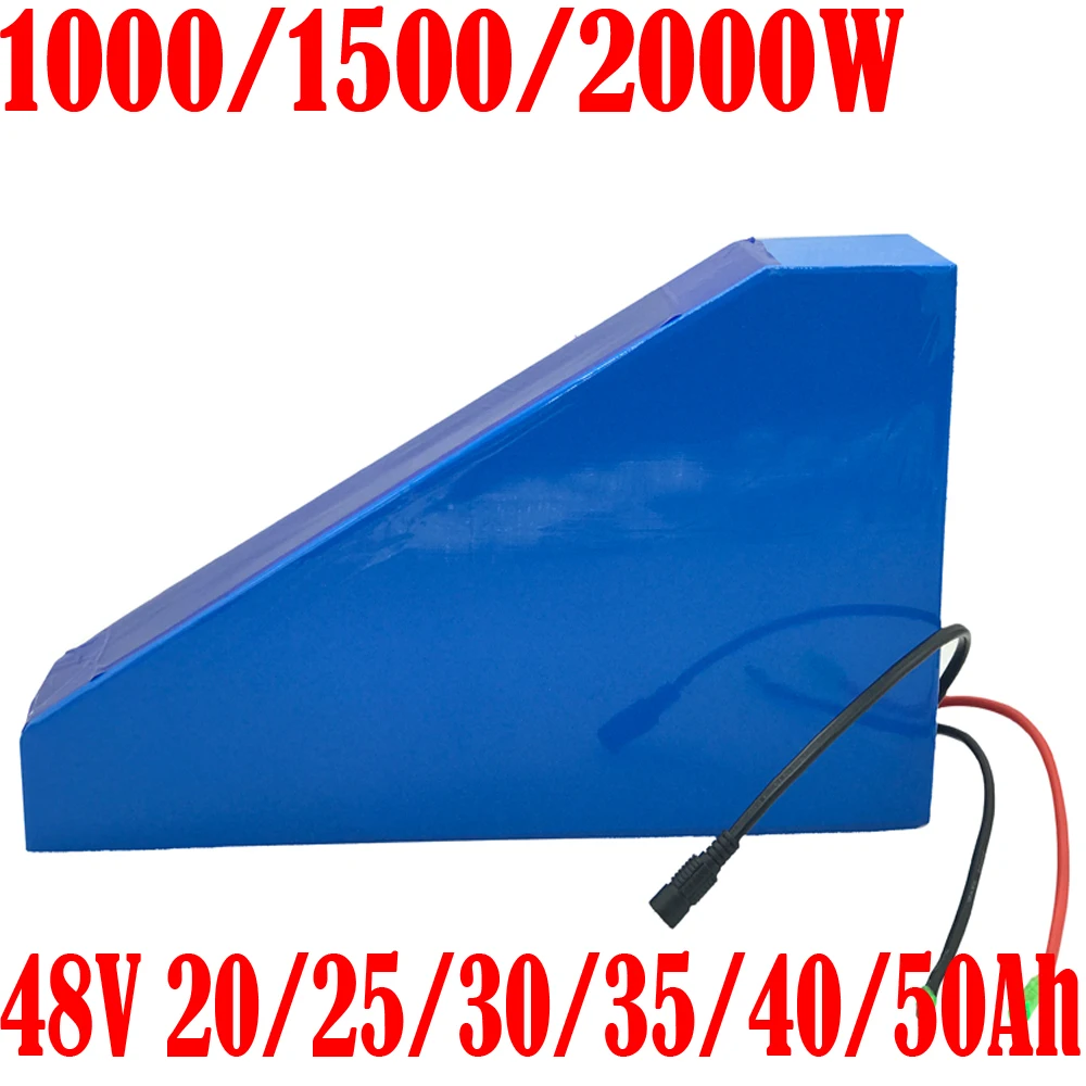 

18650 ebike battery 48v 20ah 30ah 35ah 40ah 50ah Triangle lithium batteries For 2000W 1500W 1000W electric bicycle bike scooter