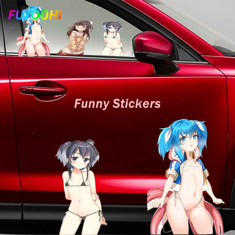 

FUYOOHI Exterior/Protection Funny Stickers Lori Girl Hentai Car Sticker Creative Anime PVC Decal Surfboard Vinyl Car Accessories