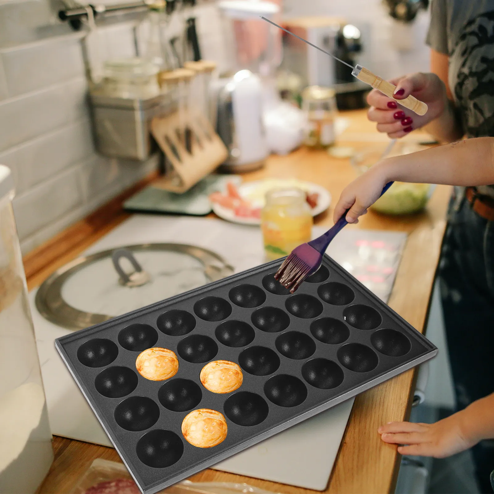 Set di Stampi per Takoyaki in - Takoyaki Pan Cast recensione e prezzo