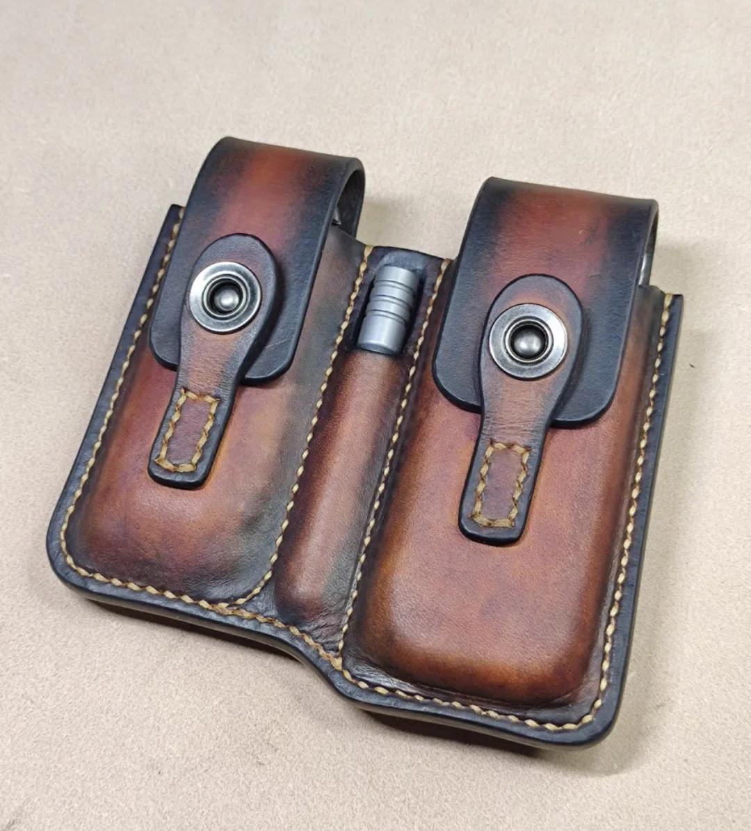 Hand Made Leather Pouch Case Leather Protective Sheath for Leatherman Surge