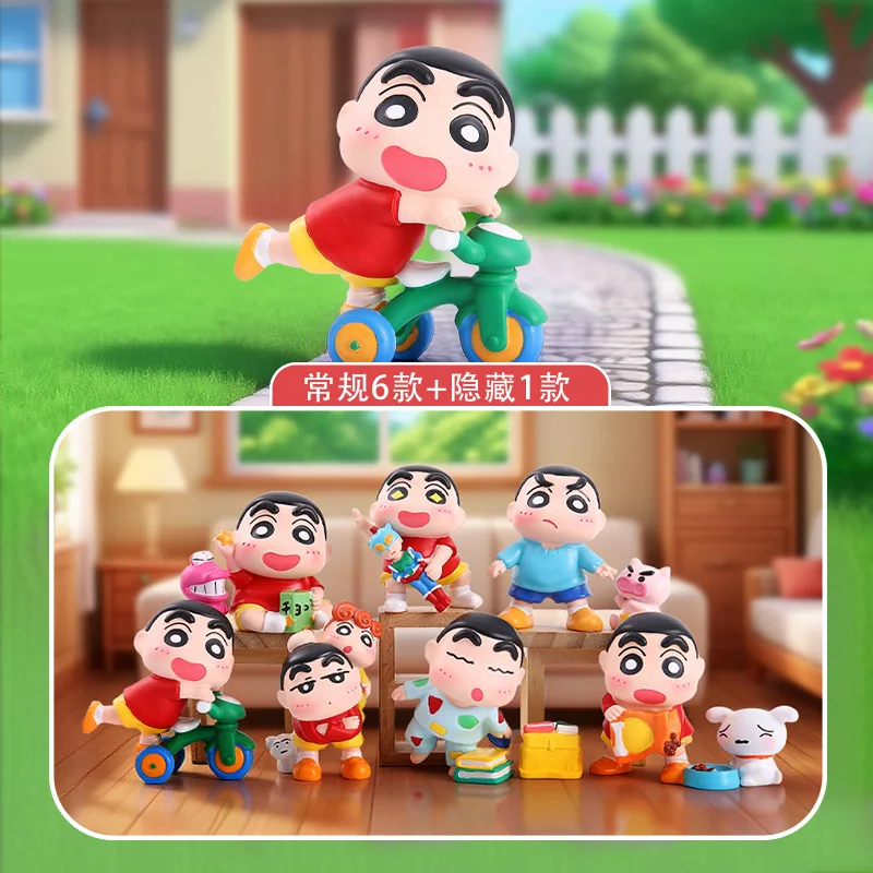 

Милый карандаш Шин-тян слепая коробка игрушки Nohara Shinnosuke Коллекционные фигурки модные игрушки настольные украшения креативные украшения