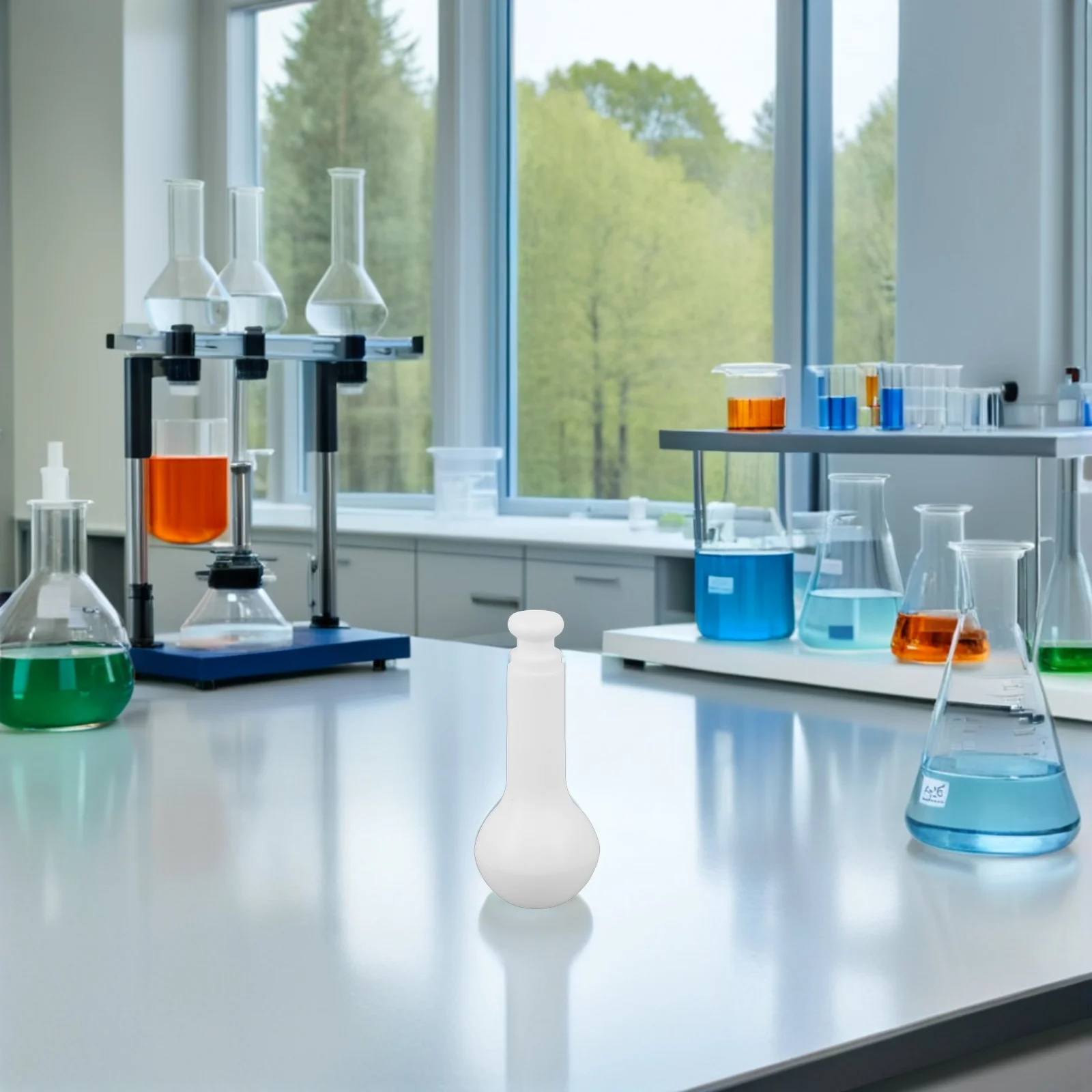 Corrosion Resistant High Temperature Shake Flask Glass Bottle 500Ml for Laboratory Mixing and Chemical Testing