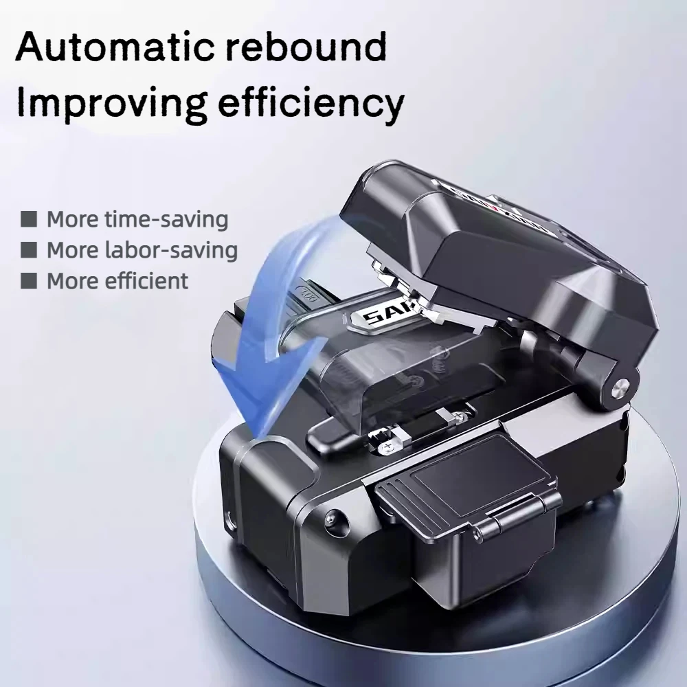 SAIVXIAN NEW M9 원스텝 완전 자동 고정밀 광섬유 절단기 광섬유 융착기 절단 칼