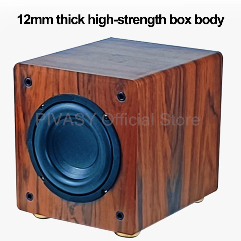 HIFI Fever 6,5 Zoll Passive Lautsprecher Holz Heimkino Verstärker Subwoofer Wohnzimmer High Power Sound Box für Audio System