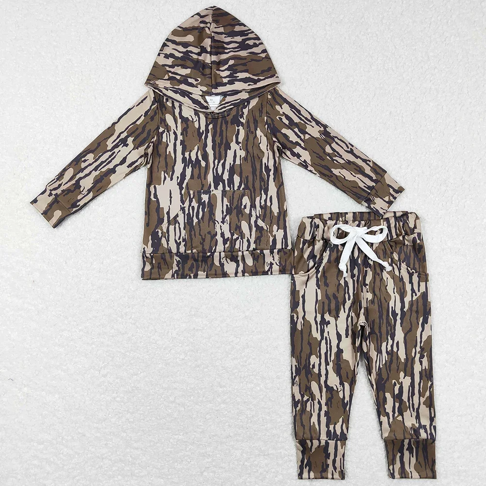 

Бутик одежды для маленьких мальчиков, детские оливковые камуфляжные толстовки, верхние штаны, южные комплекты одежды, модная детская одежда, одежда с капюшоном для мальчиков, новинка