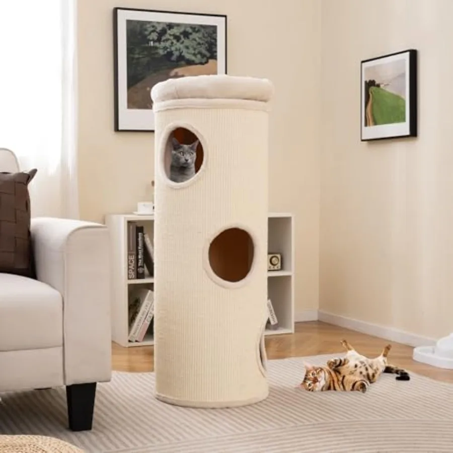 4-Story Cat Tree Co… - image