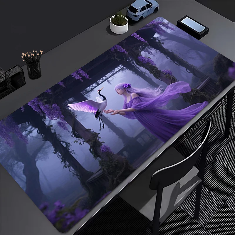 Gamer Bureaumat Oude Stijl Kaart XXL Muismatten HD Pc Muismat Bureau Pads Grote Muismat Antislip Muismatten voor Computer