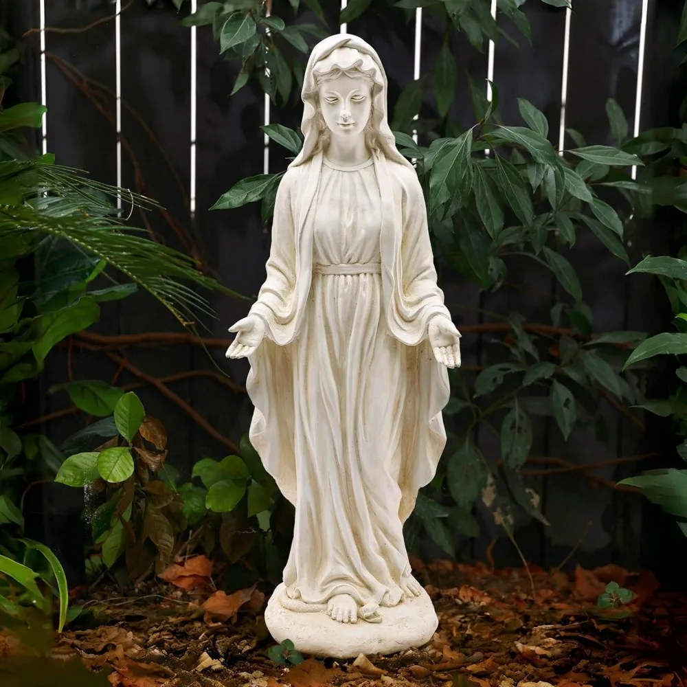 

Virgin Mary Statue Outdoor,Religious Garden Statue,Blessed Mother Outdoor Statues,Sculptures