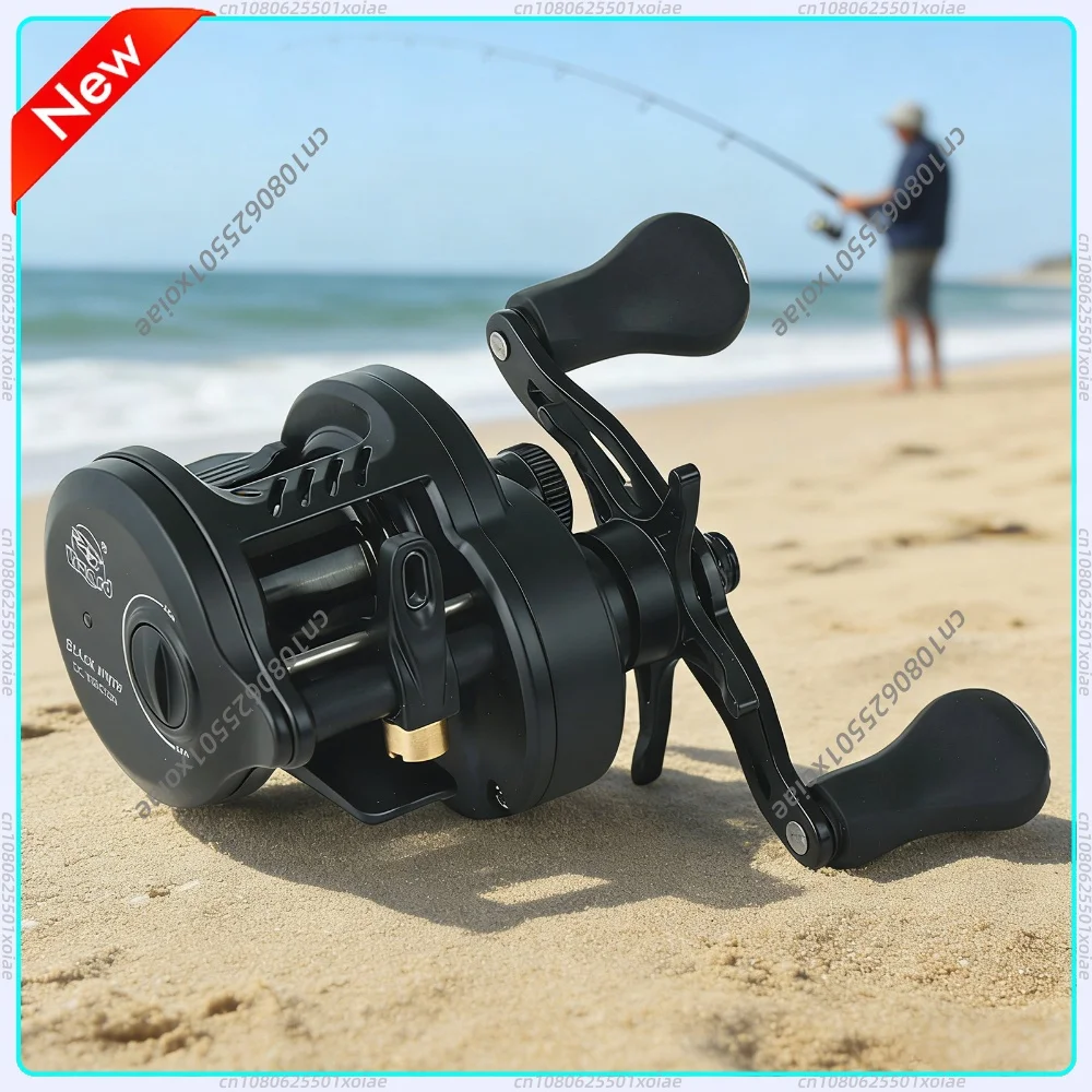 DC Electronic Brake Baitcasting Reel with Sound Self Charging Long Casting Fishing Reel Anti Backlash for Lure Fishing Game