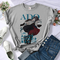 Ado t-shirts women anime t shirt female anime y2k streetwear clothing