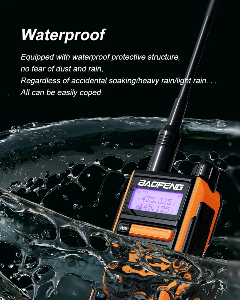 Baofeng-walkie-talkie UV-16 plus,高出力USB c,長さ10km,範囲UV-16,2