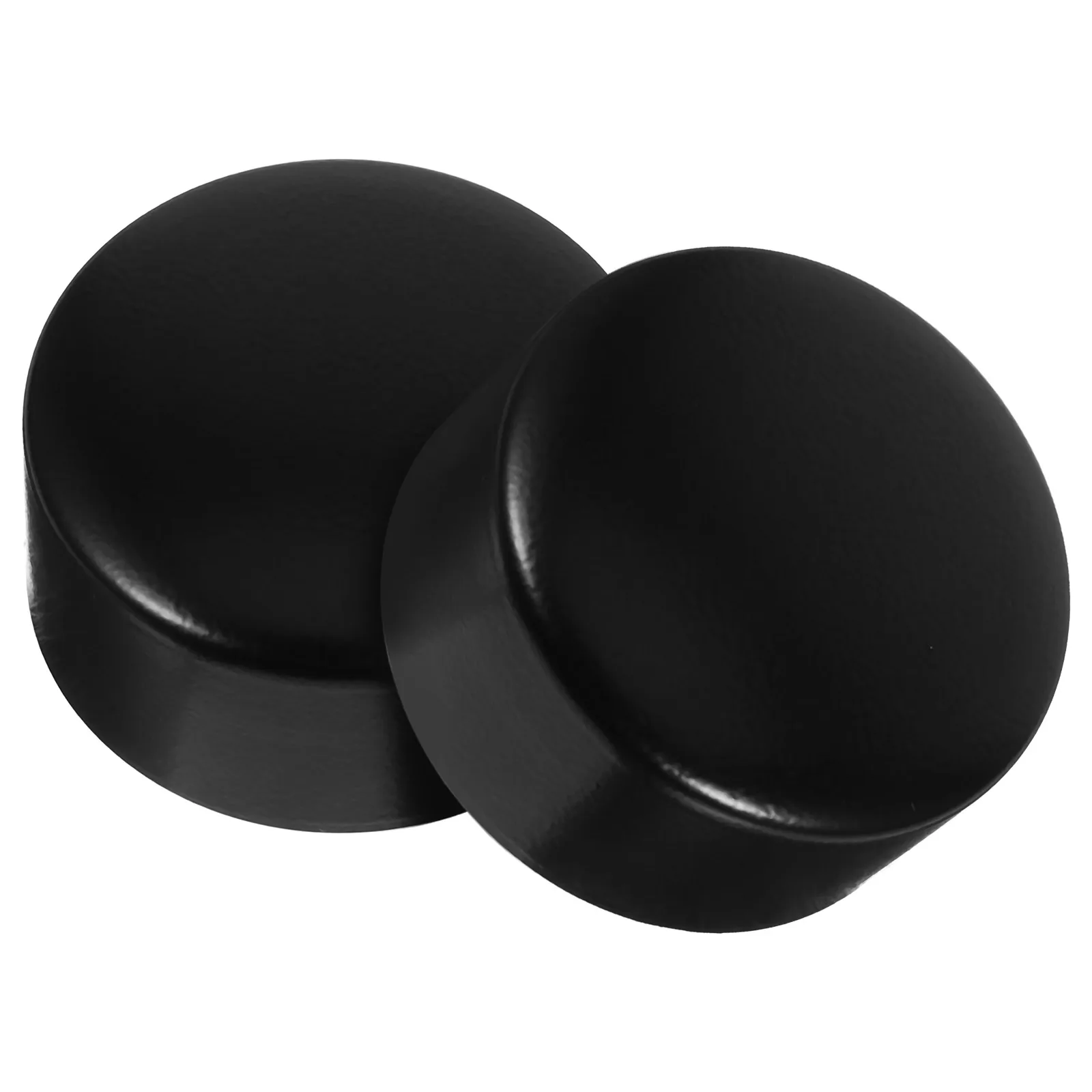 

2 pcs Handrail Caps Stainless Steel Chair Leg Caps Black Cover Accessories PVC Wood Round Staircase Building Tools