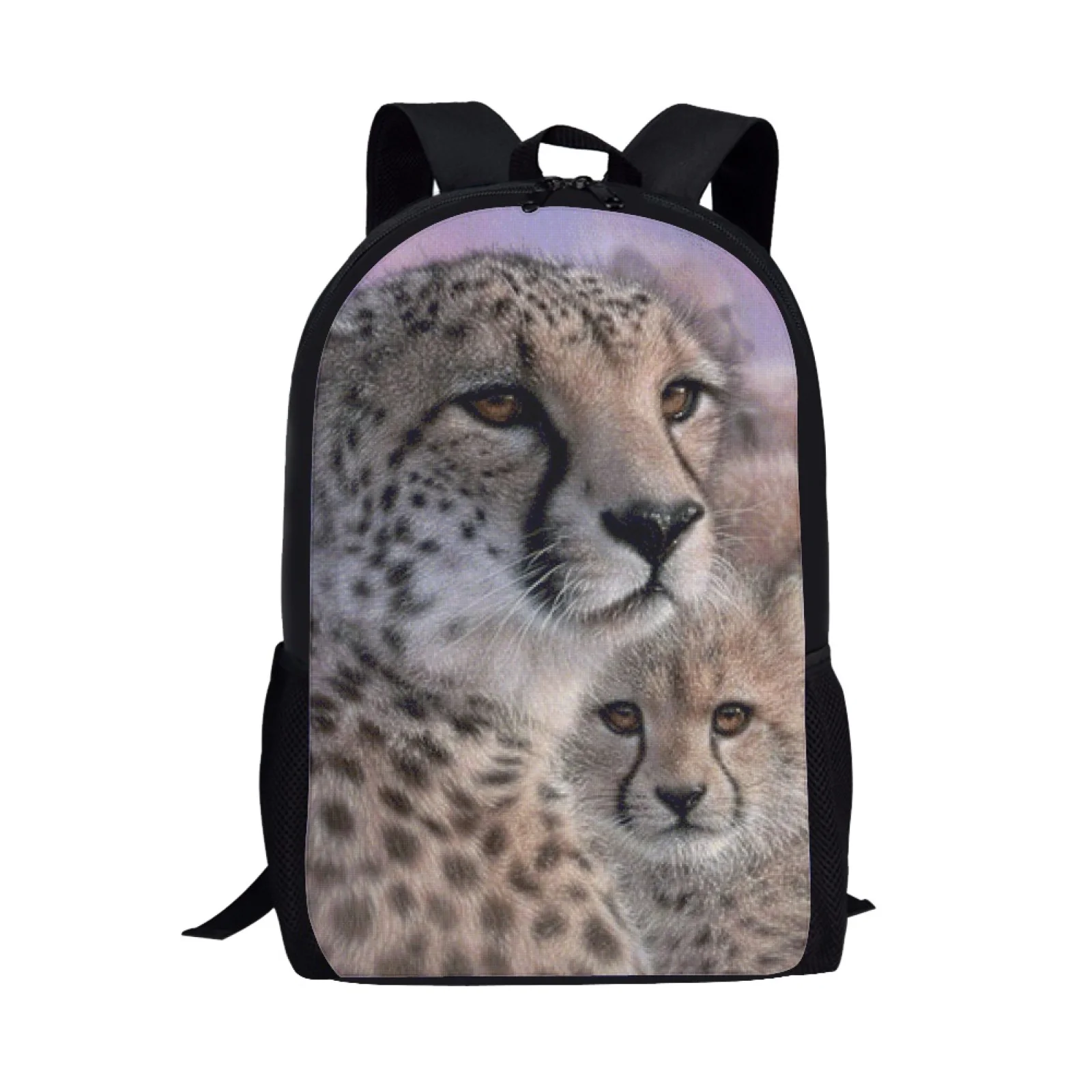 Kids Backpack School Bags Cute 3d Animal Leopard Print School Satchel Bookbags for Children High Student Book Bag Schoolbags
