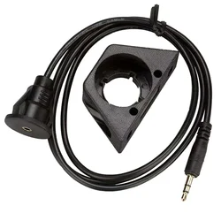 3.5mm Car Dashboard Panel Flush Mount Cable AUX Audio Waterproof Extension Cable Car Boat Motorcycle Waterproof Cable