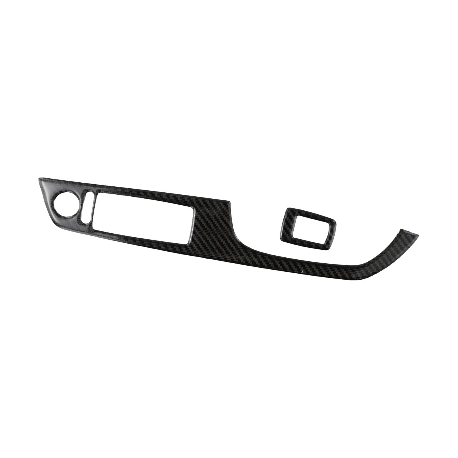 Carbon Fiber Switch Cover Trim Coupe RHD Easy To Use For BMW 3 Series E92 Quality Assurance Waterproof 2Pcs / Set