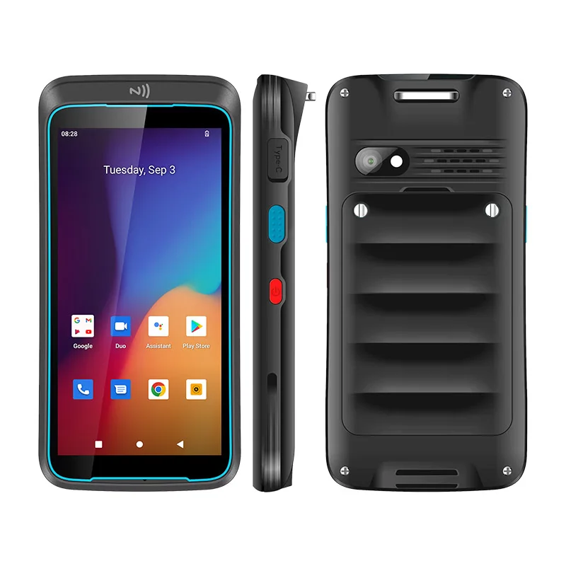 UNIWA V5N Rugged 4G Smartphone Front NFC 5.5