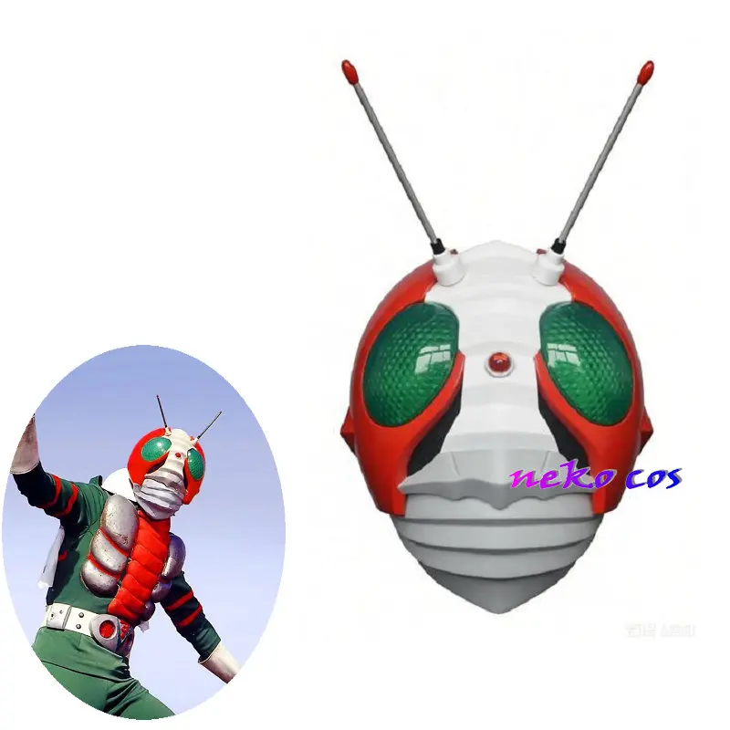 

nekocos Rider The Next V3 Материал из смолы Hopper ‌ Косплей Костюм маска шлем