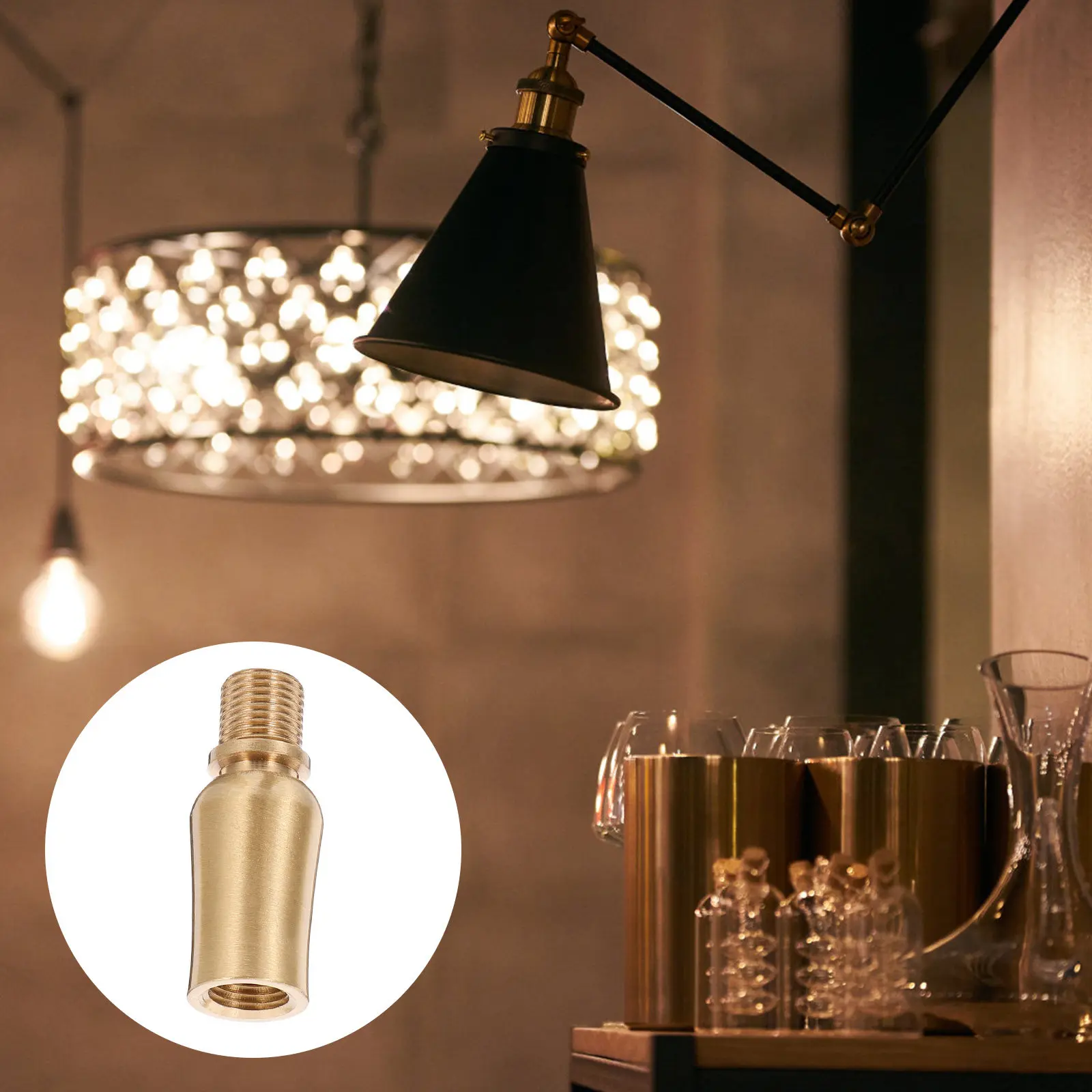 

Регулируемый на 180 градусов наклонный потолочный адаптер для светильника, медный настенный кронштейн, поворотное крепление для подвесного освещения в ванной комнате