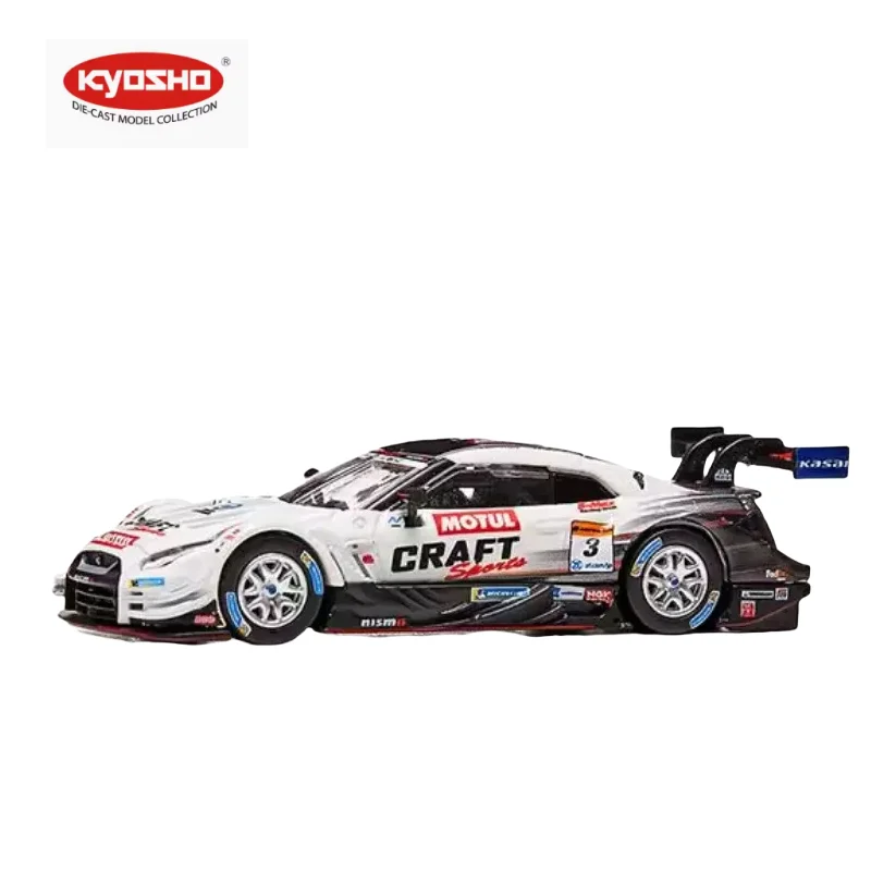 

Scale model Nissan GTR original GT500SUPERGT NISMO Team 2018 edition 1 64 race car, boy's birthday Children's Day gift toy.