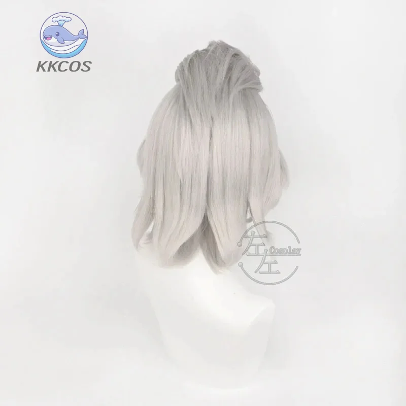 Janio Pocito شعر مستعار كوسبلاي 35 سم شعر قصير Dr.STONE حفلة شعر صناعية مقاومة للحرارة مع غطاء شعر مستعار