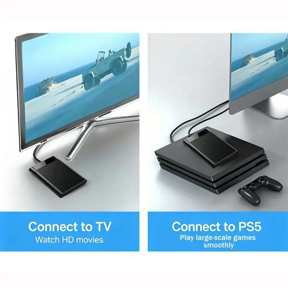 New USB 3.0 Hard Disk Box Tool Free 2.5 Inch External Hard Drive Enclosure Portable Hard Drive Case